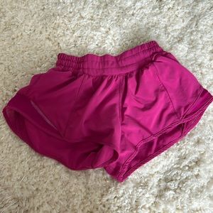 Lululemon dark pink shorts size 2